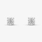 18ct White Gold 0.50ct Four Claw Diamond Stud Earrings TH0132525