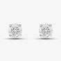 18ct White Gold 1.00ct Four Claw Diamond Stud Earrings TH0132528
