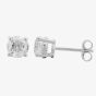 18ct White Gold 2.00ct Diamond Solitaire Stud Earrings TH0132746