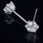  18ct White Gold 0.76ct Brilliant Cut Diamond Stud Earrings 04-80-033/24-01-641/642