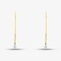 18ct Yellow Gold 0.26ct Brilliant Cut Diamond Threader Earrings NTE1040D-26-18YG