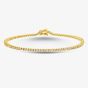 18ct Yellow Gold 1.00ct Brilliant Cut Diamond Tennis Bracelet BZGJ