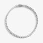18ct White Gold 5.53ct Brilliant Cut Diamond Tennis Bracelet BHOJX