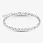 18ct White Gold 2.86ct Brilliant Cut Diamond Tennis Bracelet HSB1085