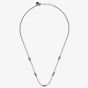 18ct White Gold 2.75ct Pink Sapphire & 0.60ct Brilliant Cut Diamond Half Tennis Necklace HSN1062(PS)
