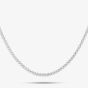 18ct White Gold 1.00ct Brilliant Cut Diamond Half Tennis Necklace HSN2001(1.00CT)