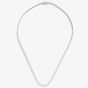 18ct White Gold 1.00ct Brilliant Cut Diamond Half Tennis Necklace HSN2001(1.00CT)