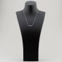 18ct White Gold 0.52ct Brilliant Cut Graduated Curve Necklace LG255/NA