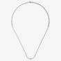 18Ct White Gold 3.73ct Brilliant Cut Diamond Half Tennis Necklace N32046GW18DD002