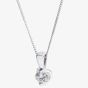 18ct White Gold 0.50ct Tension-set Diamond Pendant P2038W/50-18