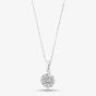 18ct White Gold 1.00ct Diamond Round Cluster Jewellery Set TH0134622