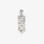 18ct White Gold Gatsby Multi-cut Diamond Dropper Necklace LG194/NA