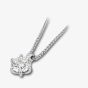 18ct White Gold 0.31ct Brilliant Round 6 Claw Diamond Pendant PD244(4.5)