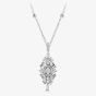 18ct White Gold 1.82ct Baguette & Brilliant Cut Diamond Fancy Drop Pendant  LG201/PA