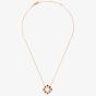 18ct Rose Gold Brilliant Cut Sapphire, Ruby & Diamond Openwork Necklace P39152KP18V01002 18RG