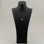 18ct White Gold 0.66ct Marquise & Brilliant Cut Diamond Circle Pendant Necklace P38157GW18DD
