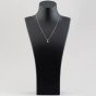 18ct White Gold 0.31ct Pear & Brillaint Cut Diamond Dropper Necklace P22430GW18DD
