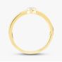 14ct Yellow Gold 0.18ct Brilliant Cut Diamond Solitaire Ring RC39107KY14DD