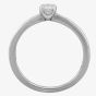 Mastercut Simplicity Four Claw 18ct White Gold 0.25ct Diamond Solitaire Ring C5RG007 025W