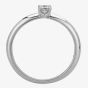 Mastercut Simplicity Four Claw 18ct White Gold 0.15ct Diamond Solitaire Ring C5RG001 015W