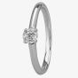 Mastercut Simplicity Four Claw 18ct White Gold 0.30ct Diamond Solitaire Ring C5RG001 030W