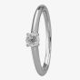 Mastercut Simplicity Four Claw 18ct White Gold 0.25ct Diamond Solitaire Ring C5RG001 025W