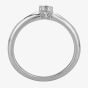 Mastercut Simplicity Four Claw 18ct White Gold 0.25ct Diamond Solitaire Ring C5RG001 025W