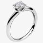 Mastercut Simplicity Four Claw 18ct White Gold Diamond Solitaire Ring C5RG001W