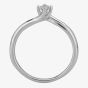 Mastercut Grace 18ct White Gold 0.15ct Four Claw Twist Diamond Solitaire Ring C13RG001 015W