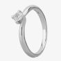 Mastercut Grace 18ct White Gold 0.25ct Four Claw Twist Diamond Solitaire Ring C13RG001 025W