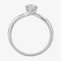 Mastercut Grace 18ct White Gold 0.25ct Four Claw Twist Diamond Solitaire Ring C13RG001 025W