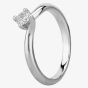 Mastercut Grace 18ct White Gold 0.20ct Four Claw Twist Diamond Solitaire Ring C13RG001 020W