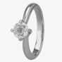 Mastercut Grace Platinum 0.75ct Four Claw Twist Diamond Solitaire Ring C13RG001 075P