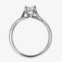 Mastercut Moondance Platinum Four Claw Diamond Solitaire Ring C14RG001P