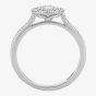Mastercut Vintage 18ct White Gold 0.30ct Diamond Cluster Ring C6RG003 030W