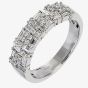 18ct White Gold Baguette and Brilliant Cut Fancy Ring 18DR362-W