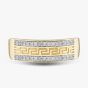9ct Yellow Gold 0.33ct Brilliant Cut Diamond Patterned Ring THR33973-33 (YG)