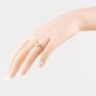 9ct Yellow Gold 0.20ct Diamond Heart Ring THR48571-20SF (YG)