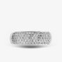 18ct White Gold 1.00ct Diamond Pavé Ring TH014630R