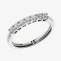 18ct White Gold 0.50ct Diamond Half Eternity Ring (Adjustable Size) 01.28.120