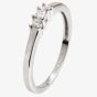 18ct White Gold Three Stone Diamond Ring 18DR130-W