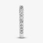 9ct White Gold 0.33ct Diamond Pavé Set Half Eternity Ring TH014832R