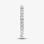 9ct White Gold 0.25ct Diamond Pavé Set Half Eternity Ring TH014833R