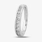 9ct White Gold 0.50ct Diamond Channel Set Half Eternity Ring TH014837R