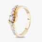 9ct Yellow Gold 0.50ct Diamond Gradient Twist Ring TH014859R