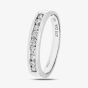 9ct White Gold 0.33ct Diamond Channel Set Half Eternity Ring PR03700W