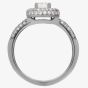 Arctic Circle Diamonds 18ct White Gold 1.03ct Round Brilliant Diamond Cluster Ring UKR11027