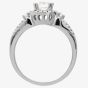 Arctic Circle Diamonds 18ct White Gold 1.01ct Round Brilliant Diamond Cluster Ring UKR11008/100