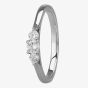 Platinum 0.33ct Round Brilliant Diamond Trilogy Ring R4222033