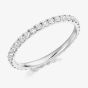 Platinum 0.75ct Claw Set Round Brilliant Full Eternity Ring FET1022 PLAT